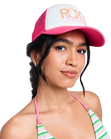 Roxy x Juicy Couture Trucker Cap in Azalea Pink