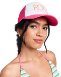 Roxy x Juicy Couture Trucker Cap in Azalea Pink