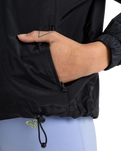 The Roxy Womens Boundless Spirit Waterproof Sport Jacket in Anthracite