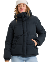 The Roxy Womens Uplands Warmlink Technical Jacket in True Black