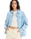 The Roxy Womens The Ocean Is Calling Jacket in Light Blue