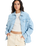 The Roxy Womens The Ocean Is Calling Jacket in Light Blue