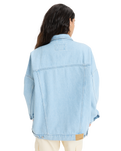 The Roxy Womens The Ocean Is Calling Jacket in Light Blue