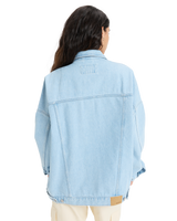 The Roxy Womens The Ocean Is Calling Jacket in Light Blue
