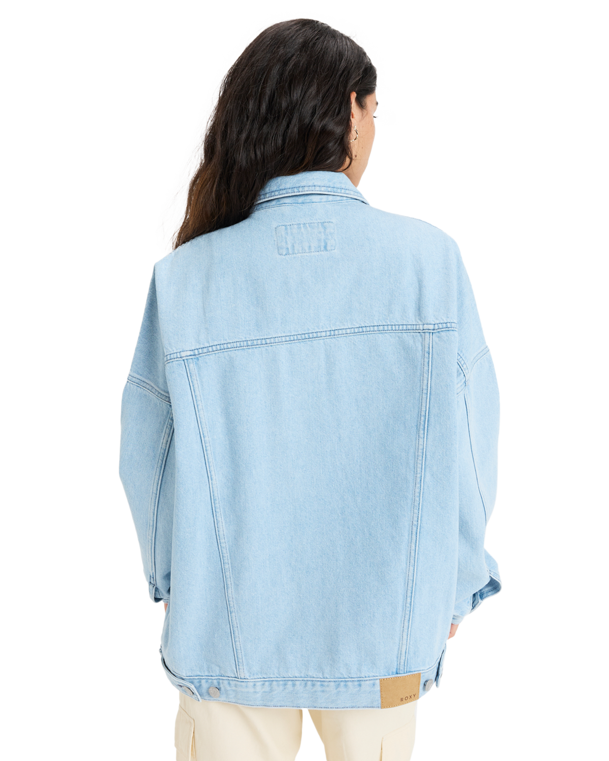 The Roxy Womens The Ocean Is Calling Jacket in Light Blue
