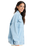 The Roxy Womens The Ocean Is Calling Jacket in Light Blue