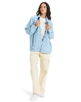 The Roxy Womens The Ocean Is Calling Jacket in Light Blue