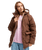 The Roxy Womens Seaside Memories Jacket in Chestut