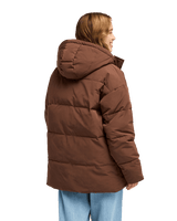 The Roxy Womens Seaside Memories Jacket in Chestut