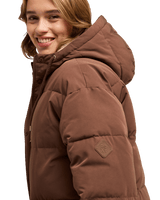 The Roxy Womens Seaside Memories Jacket in Chestut