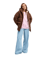 The Roxy Womens Seaside Memories Jacket in Chestut