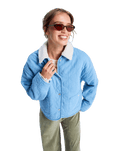 The Roxy Womens Not So Basic Jacket in Beau Blue