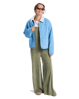 The Roxy Womens Not So Basic Jacket in Beau Blue