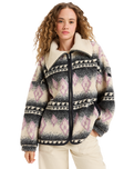 The Roxy Womens Feels Like Winter Jacket in Parchment Feel Like Winter