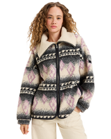 The Roxy Womens Feels Like Winter Jacket in Parchment Feel Like Winter