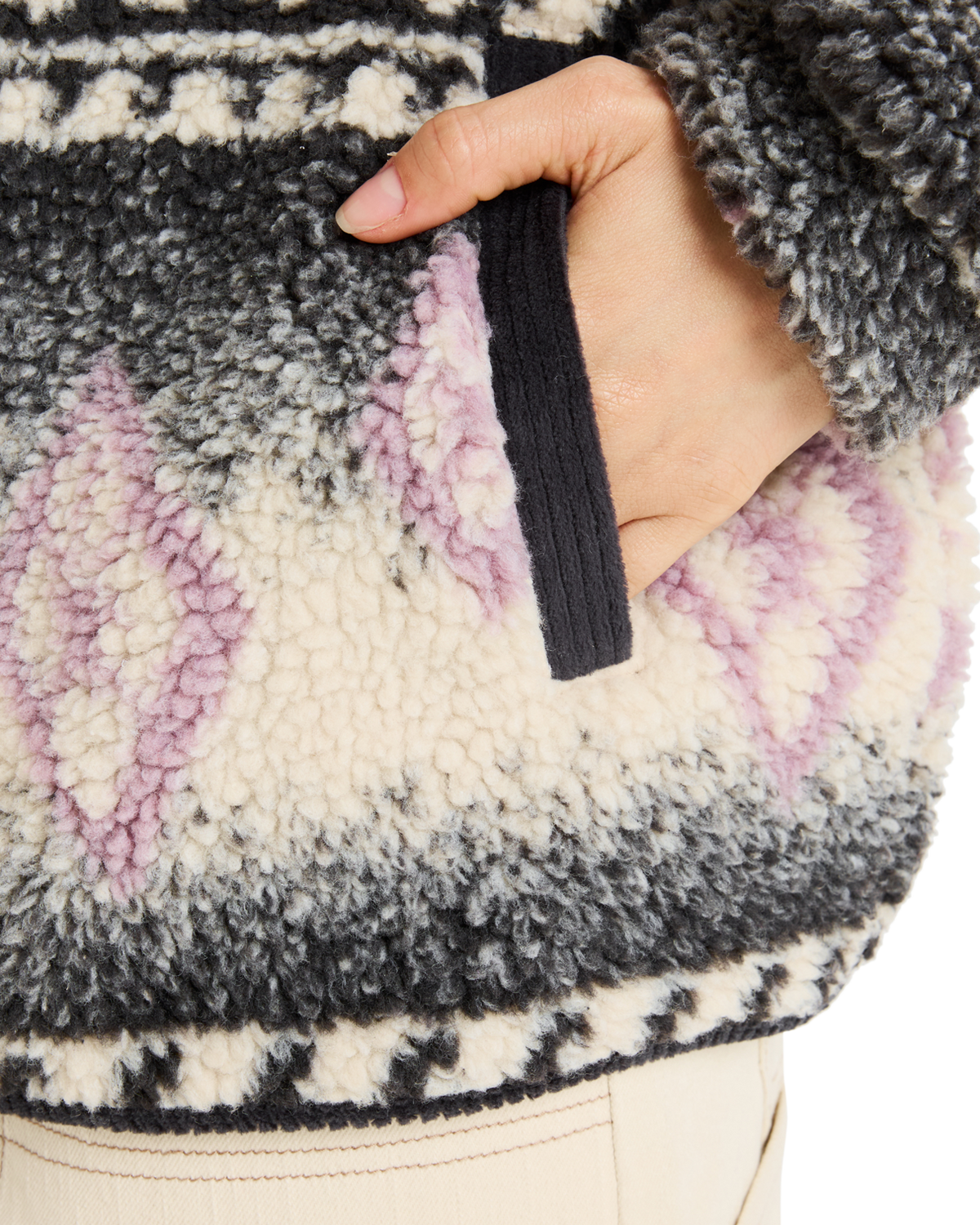 The Roxy Womens Feels Like Winter Jacket in Parchment Feel Like Winter