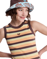 Iconic Days Stripe Dress in French Roast Hey Day Stripe