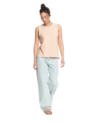 The Roxy Womens On The Shoreline Vest in Peach Parfait