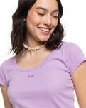 The Roxy Womens Time For T-Shirt T-Shirt in Crocus Petal
