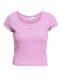 The Roxy Womens Time For T-Shirt T-Shirt in Crocus Petal