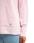 The Roxy Womens Destination Surf Hoodie in Pink Lavender