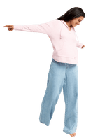 The Roxy Womens Destination Surf Hoodie in Pink Lavender