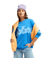 The Roxy Womens Eastside Midweight Sweatshirt in Super Sonic