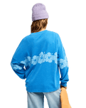 The Roxy Womens Eastside Midweight Sweatshirt in Super Sonic