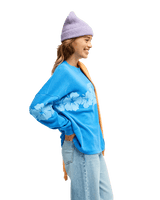 The Roxy Womens Eastside Midweight Sweatshirt in Super Sonic