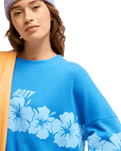 The Roxy Womens Eastside Midweight Sweatshirt in Super Sonic