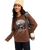 The Roxy Womens Eastside Midweight Sweatshirt in Chestnut
