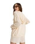 The Roxy Womens Ocean Drive Hoodie in Parchment