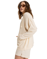 The Roxy Womens Ocean Drive Hoodie in Parchment