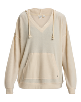 The Roxy Womens Ocean Drive Hoodie in Parchment