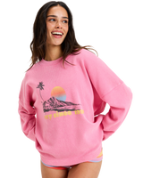 The Roxy Womens Eastside Midweight Top in Pink Cosmos