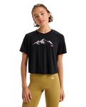 The Roxy Womens Boundless Spirit 2 T-Shirt in True Black