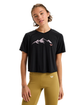 The Roxy Womens Boundless Spirit 2 T-Shirt in True Black
