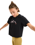 The Roxy Womens Boundless Spirit 2 T-Shirt in True Black