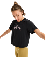 The Roxy Womens Boundless Spirit 2 T-Shirt in True Black