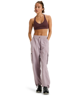 The Roxy Womens Heart Into It Sports Bra in Huckleberry