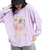 The Roxy Womens Eastside Sweatshirt in Crocus Petal
