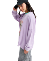 The Roxy Womens Eastside Sweatshirt in Crocus Petal
