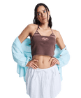 Sunset Drive Halter Vest in French Roast