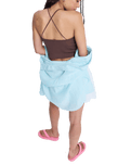 Sunset Drive Halter Vest in French Roast