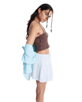 Sunset Drive Halter Vest in French Roast