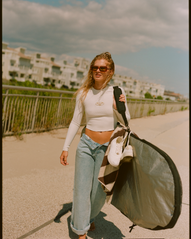 Basecamp Long Sleeve T-Shirt in Coconut Milk
