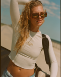 Basecamp Long Sleeve T-Shirt in Coconut Milk