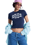 Sea You Later Baby T-Shirt in Mood Indigo