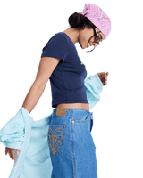 Sea You Later Baby T-Shirt in Mood Indigo