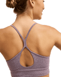 The Roxy Womens Rise & Vibe Crossed Bralette in Blackberry Wine